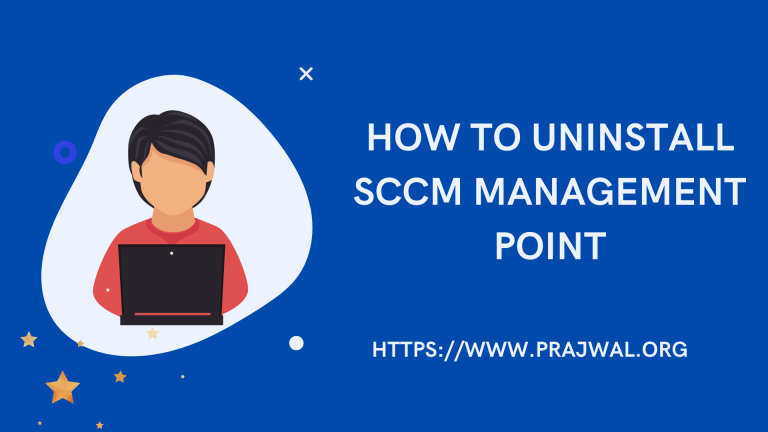 How to Uninstall SCCM Management Point