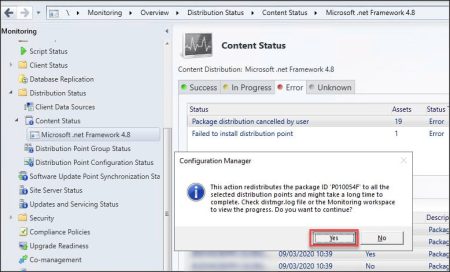 How to Re-Distribute Failed Packages in SCCM - Prajwal.org