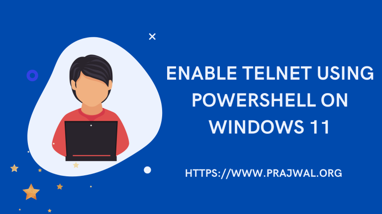 Enable Telnet using PowerShell on Windows 11