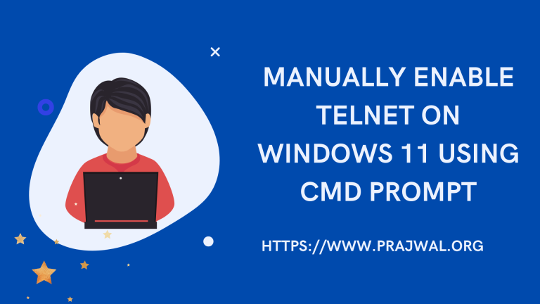 Manually Enable Telnet on Windows 11 using CMD Prompt